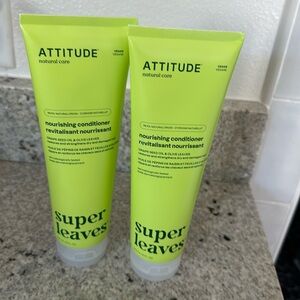 Attitude Natural Care Super Leaves Natural Conditioner, 2 tubes, 8OZ each